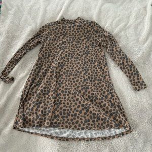 Show Me Your Mumu Animal Print Shirt Dress